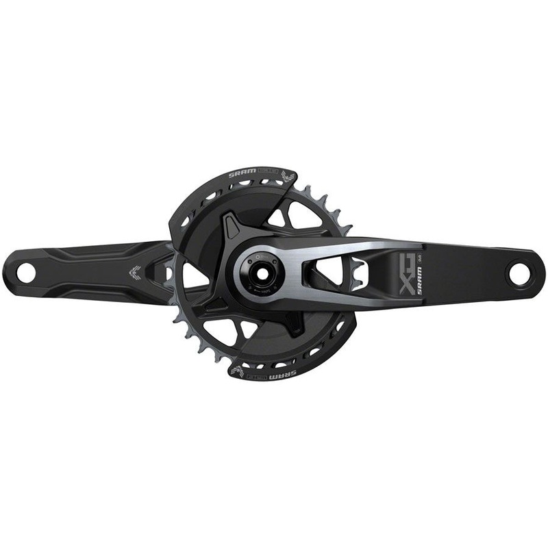 X0 Eagle T-Type Wide Crankset X0 Eagle T-Type Wide Crankset – 175mm, 12-Speed, 32t Chainring, Direct Mount, 2-Guards, DUB Spindle Interface, Black, V2
