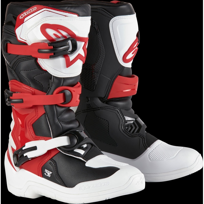 ALPINESTARS Tech 3s Boots White/Black/Bright red 7