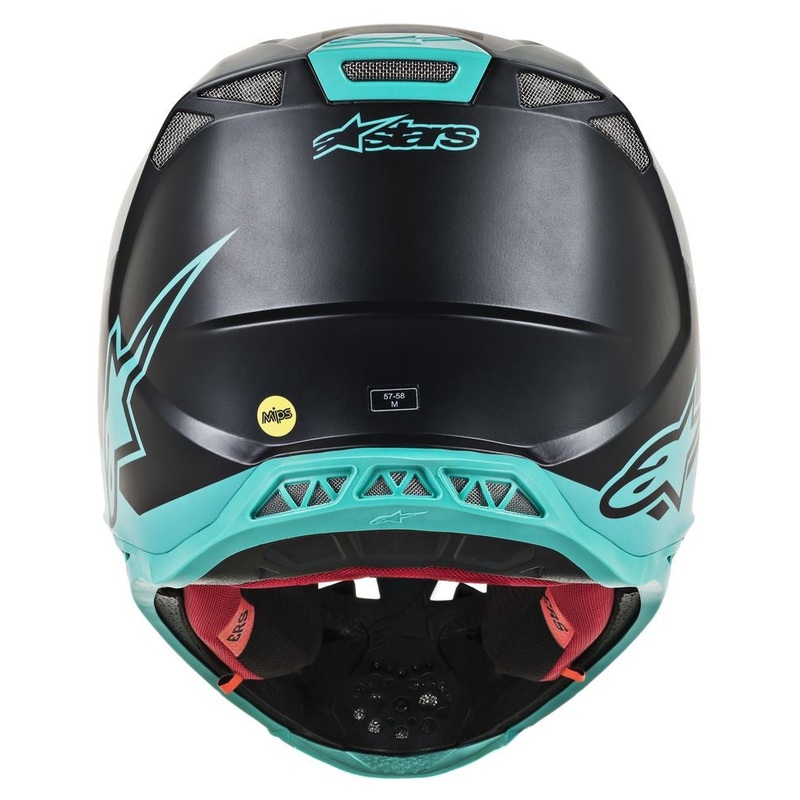 ALPINESTARS Supertech M8 Radium Helmet Black/Grey/Teal Medium