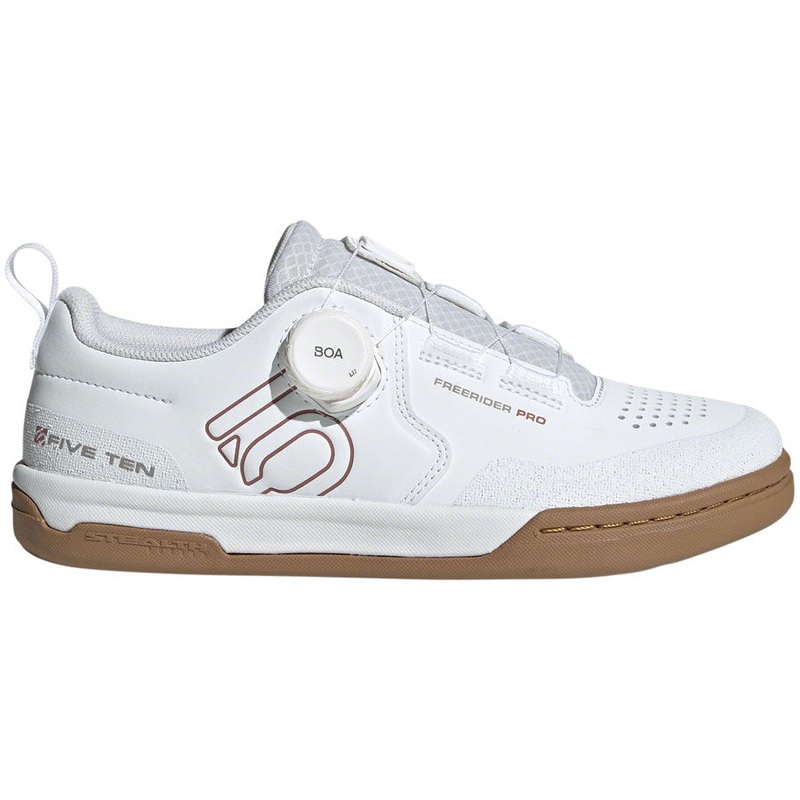 Five Ten Freerider Pro BOA Flat Shoes – Womens  FTWR White/Warm Clay/Gray Three 10