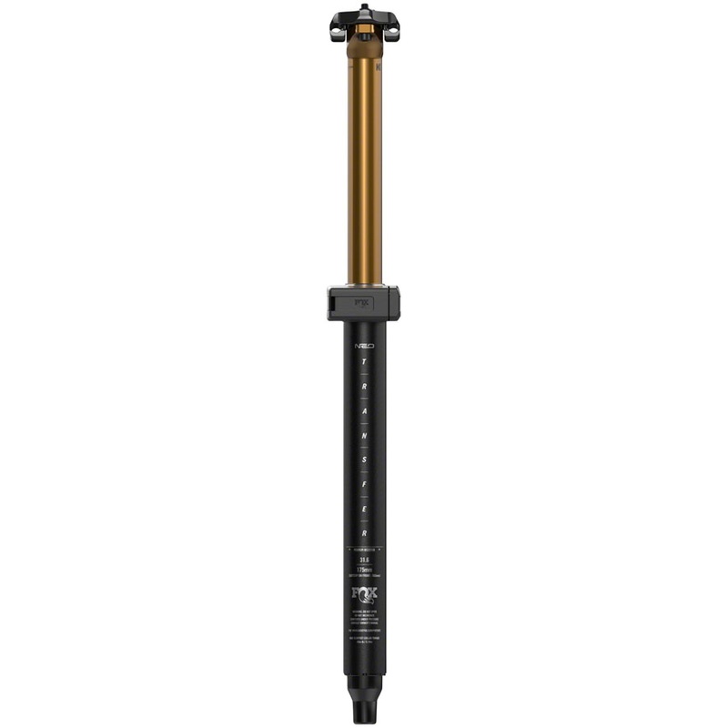 FOX Transfer Factory Neo Wireless Dropper Seatpost – 31.6 mm, 175 mm, Internal Routing, Kashima Coat