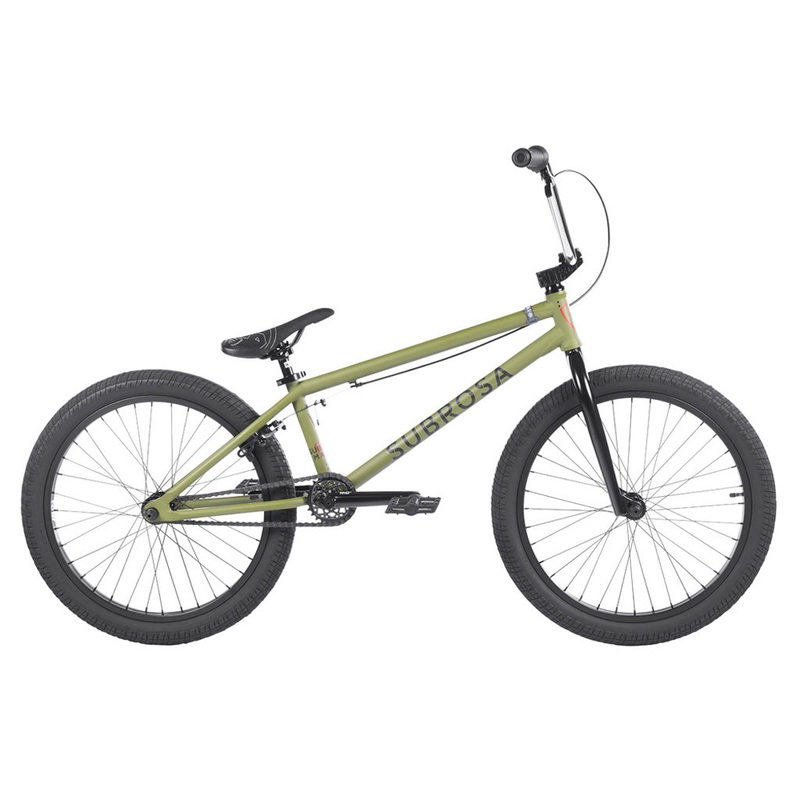 Subrosa Malum 22″ BMX Freestyle Bike-Army Green