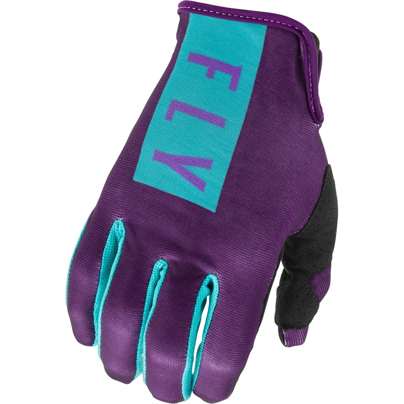 FLY RACING Women’S Lite Gloves Purple/Blue Sz 07