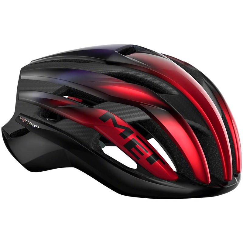 MET Trenta 3K Carbon MIPS Helmet – Red Iridescent Small