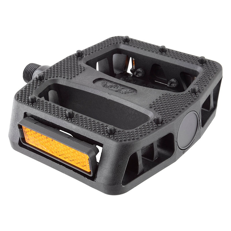 SE Bikes 12 O’Clock PC BMX Platform Pedals –  9/16″ – Black