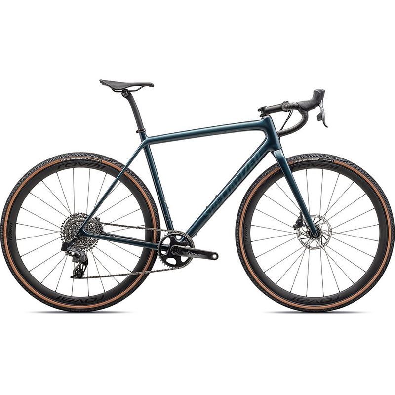2023 Specialized crux pro bike gloss metallic deep lake/ green pearl 56