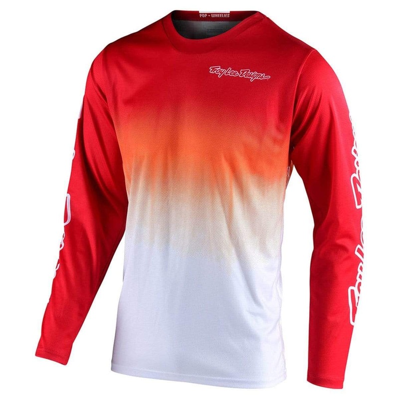GP Mountain Bike Jersey – Red Red/White Small