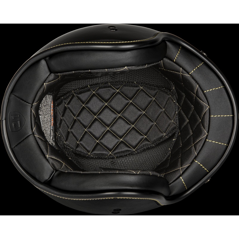 HIGHWAY 21 .38 Retro Helmet Gloss Black Xs