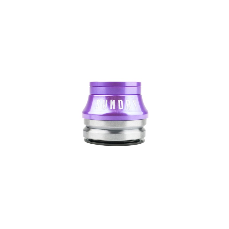 Sunday Conical Headset (Anodized Purple) Conical (12mm)