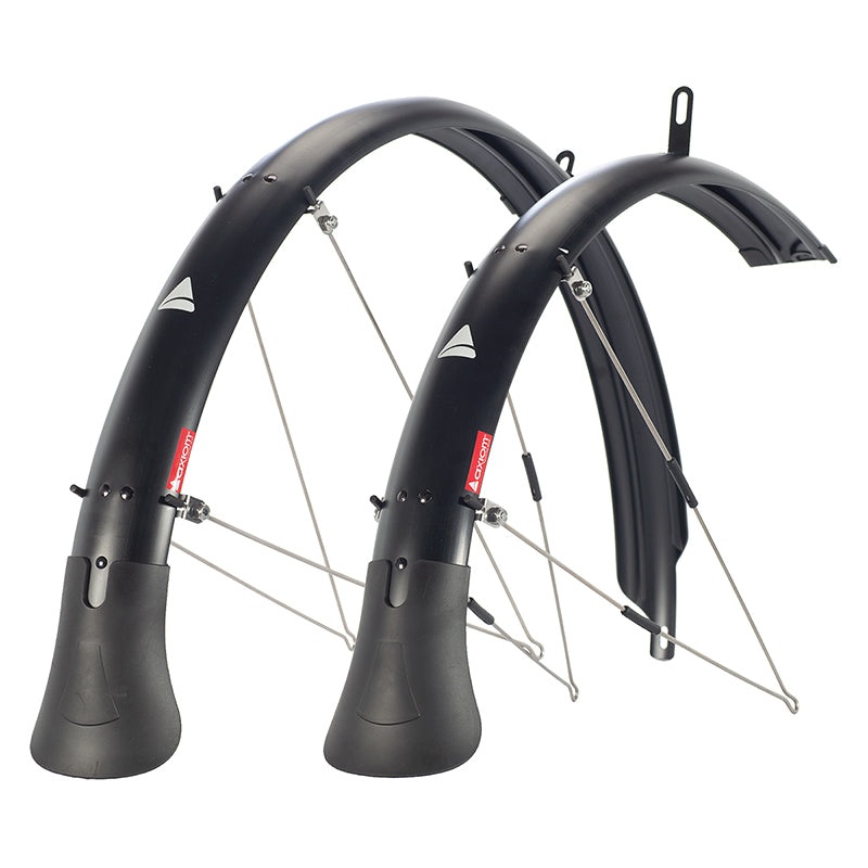 Flascheguard Fenders Pair MTB 27.5` x 70mm Polycarbonate Stainless Steel Matte Black 60mm / 2.35` 850g