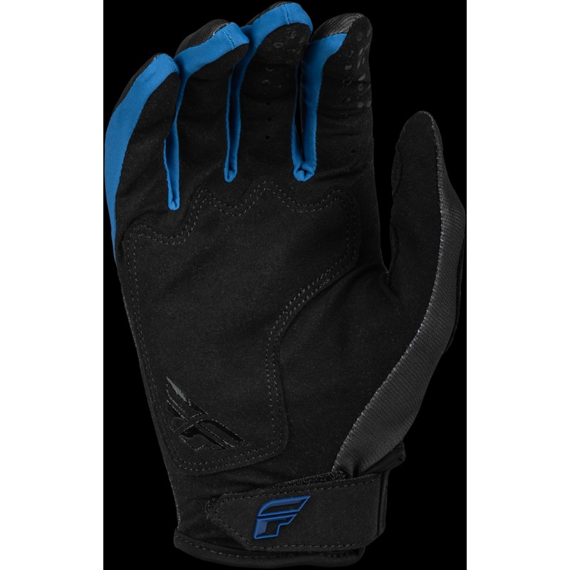 FLY RACING Youth Kinetic Prodigy Gloves Char/Neon Green/True Blue Yl