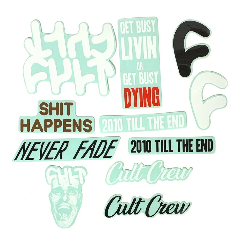 Cult 11 Sticker Pack Multi
