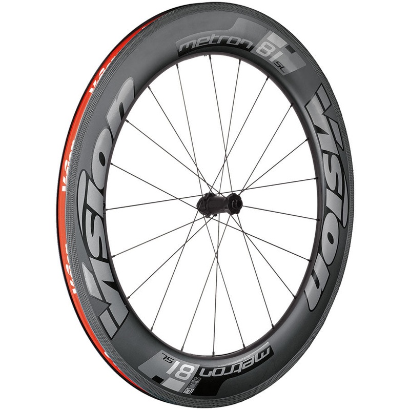 Vision Metron 81 TL Front Wheel Tubeless 700c 21H Spoke Count Disc Brake Center Lock Rotor Mount  BLK