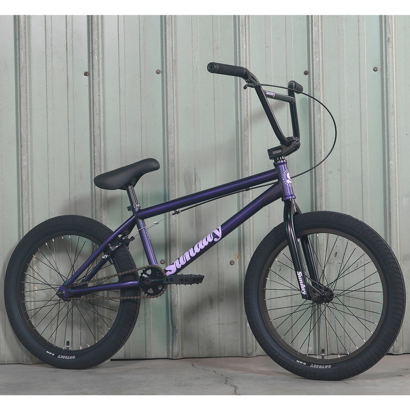 Sunday Scout 20.75″TT BMX Freestyle Bike-Matte Translucent Purple
