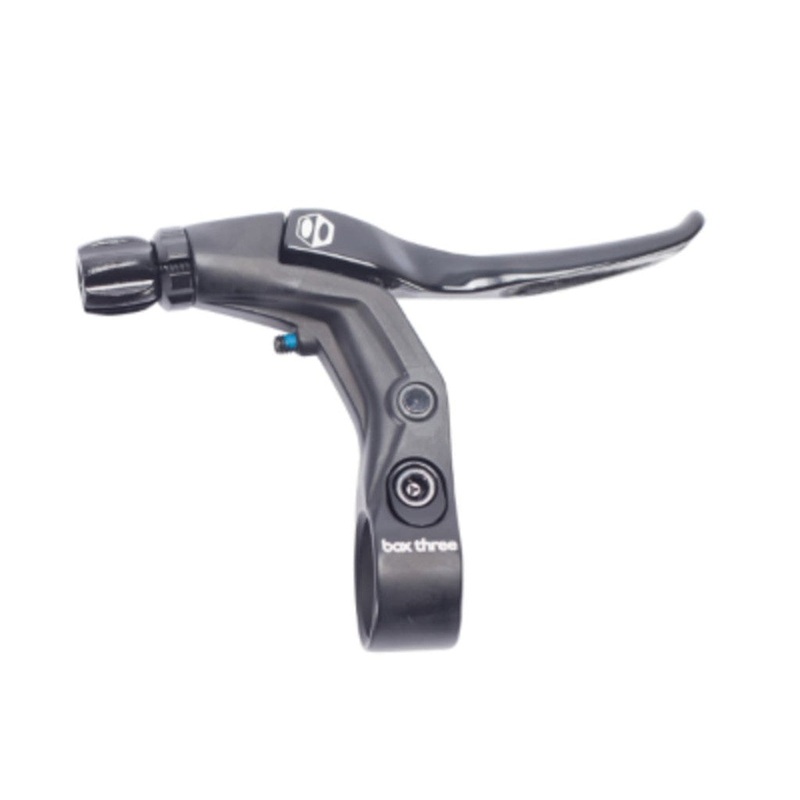 Box Three Short Reach Lever Black Right Hand