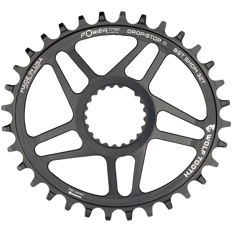 Elliptical Direct Mount Chainring – 32t, Shimano Direct Mount, Drop Stop B, Boost, 3mm Offset, Black