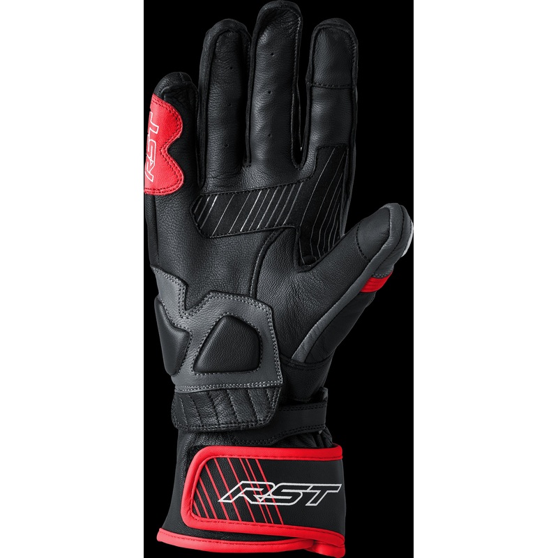 RST Fulcrum Ce Glove Grey/Red/Black  Lg Grey/Black/White 10