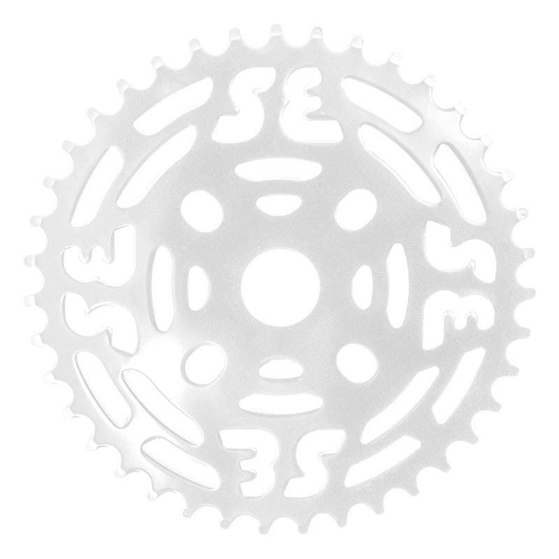 SE Racing 39T BMX Steel Sprocket / Chainwheel – White