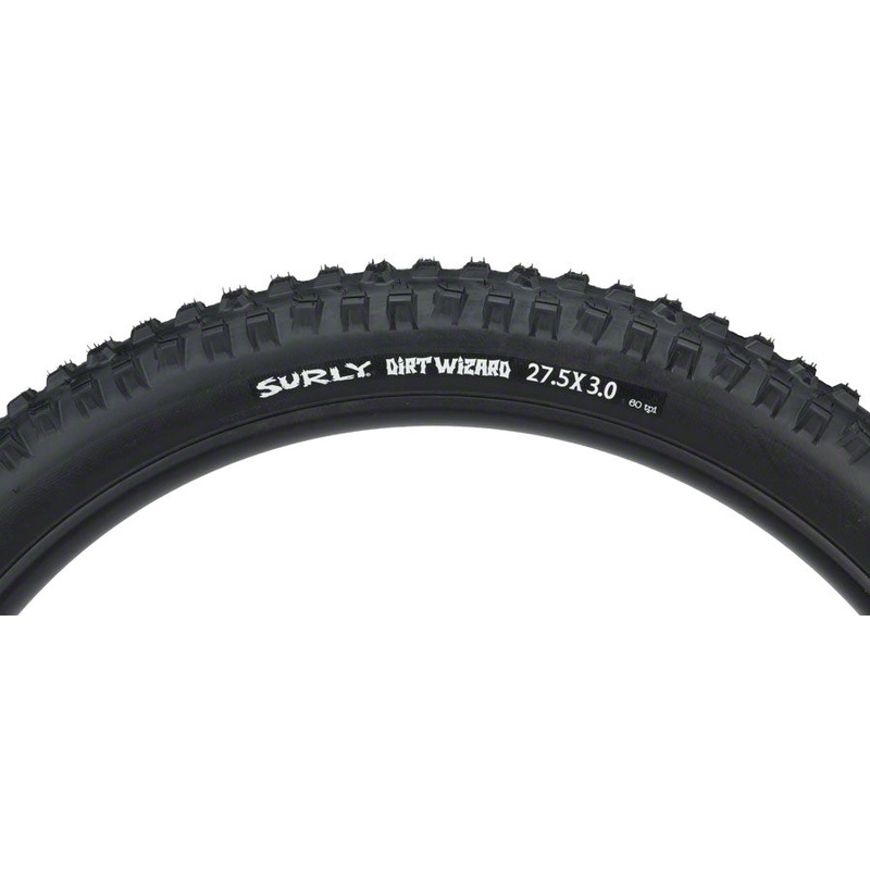 Surly Dirt Wizard Tire – 27.5 x 3.0, Tubeless, Folding, Black, 60tpi