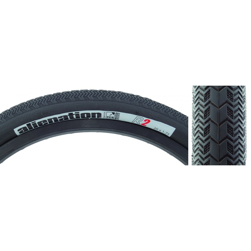 ALIENATION TUBELESS TCS R2 TIRE 20X1.75 FOLDING