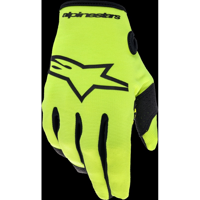 ALPINESTARS Youth & Kids Radar Gloves Fluorescent Yellow/Black Youth X-Small