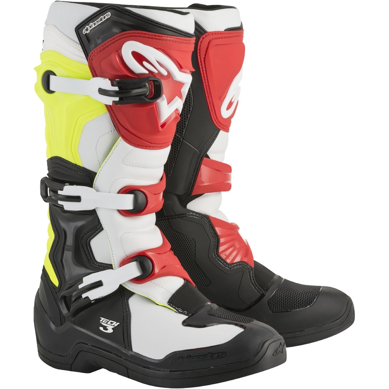 ALPINESTARS Tech 3 Boots Black/White/Yellow 5