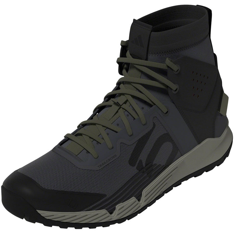 Five Ten Trailcross Mid Pro Flat Shoes – Men’s Gray Six/Core BLK/Olive Strata 12.5