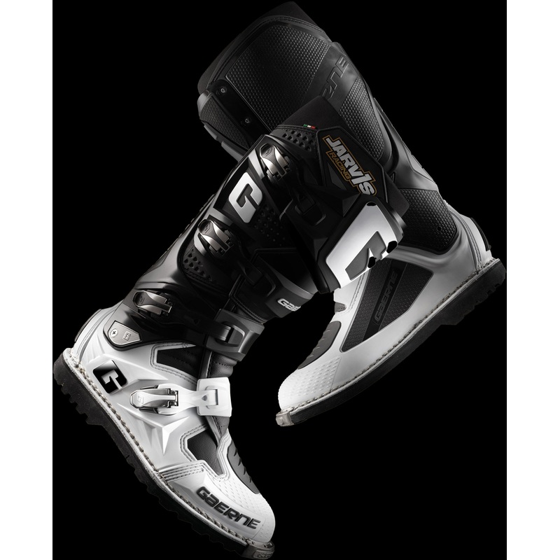 GAERNE Sg12 Enduro Boot Jarvis Edition Sz 08 Black/White 8