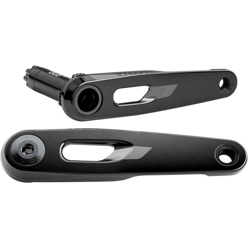 SRAM Rival Crank Arm Assembly – 165mm, 12/13-Speed, 8-Bolt Direct Mount, DUB Spindle, Black, E1