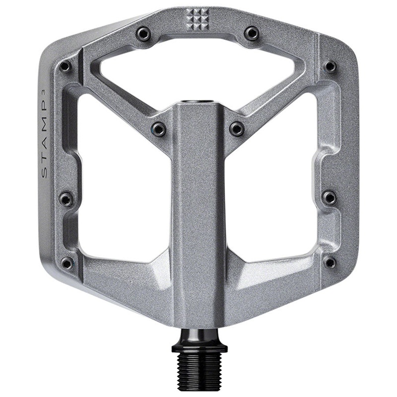 Crank Brothers Stamp 3 Pedals – Platform, Magnesium, 9/16″, Gray, Small