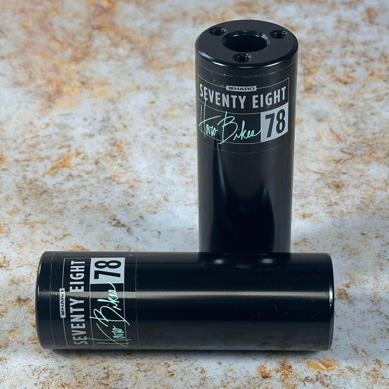 Haro 1978 Steel Pegs Pair Black Black 110mm