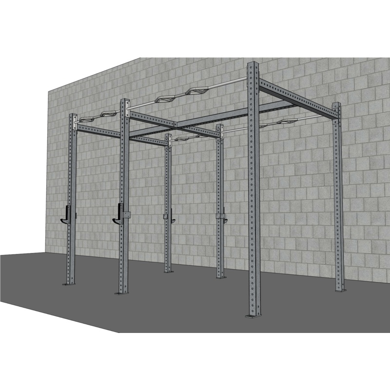 TGrip Commercial 10′ Rig – 3×3 Steel – Functional Multi-Grip Pull-Up – Sandwich Style J-Hooks TGrip 10′ Rig
