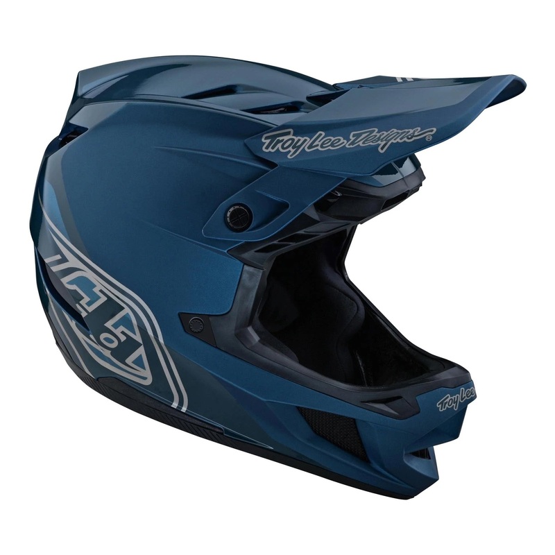 Troy Lee Designs D4 Polyacrylite MIPS BMX Race Helmet-Shadow Blue Adult X-Small