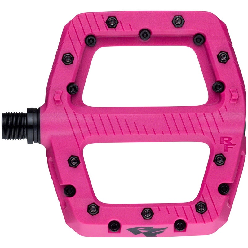 RaceFace Chester Pedals – Platform, Composite, 9/16″, Small, Magenta