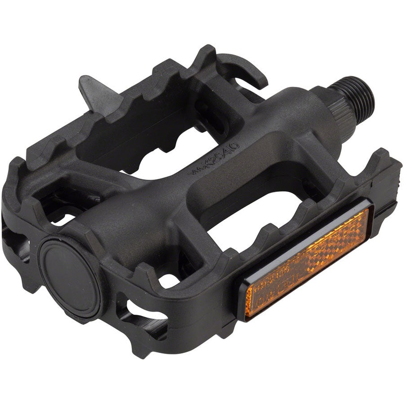 Dimension Mountain Basic Heavy-Duty Pedals – Platform, Plastic, 1/2″, Black
