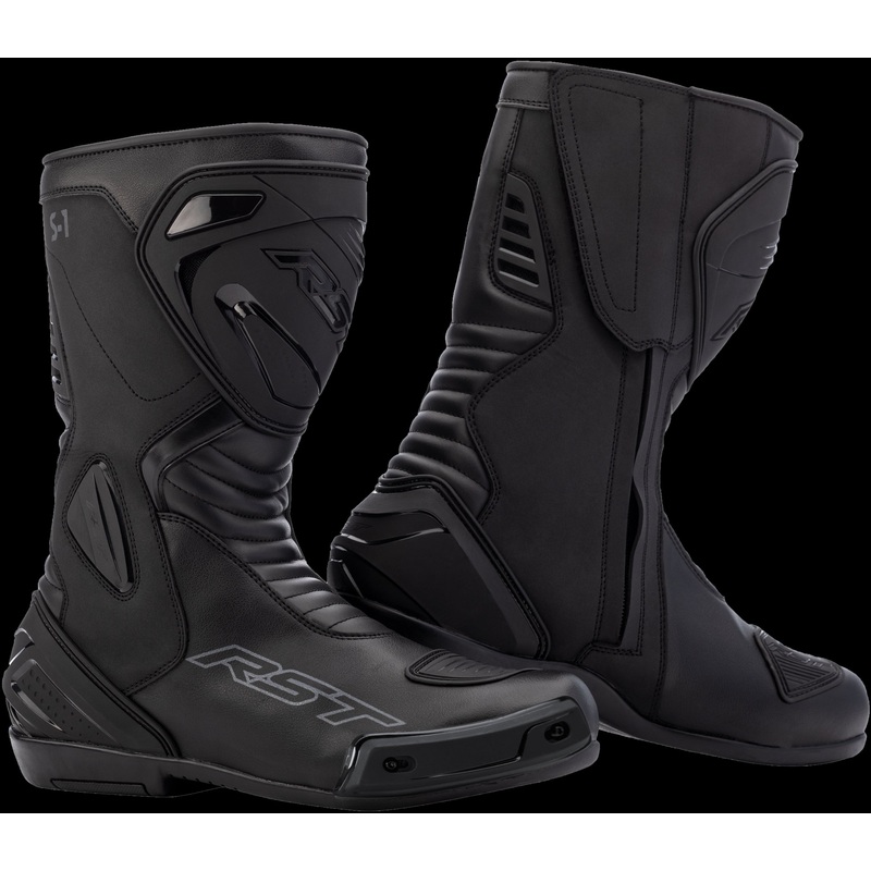 RST S1 Ce  Boot Black/Black Waterproof Sz 13 Black/Black 14