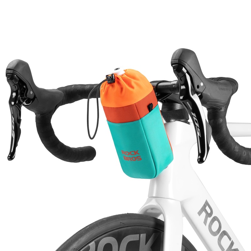 ROCKBROS Bike Cup Holder – Water Bottle Holder Bag with Pocket
