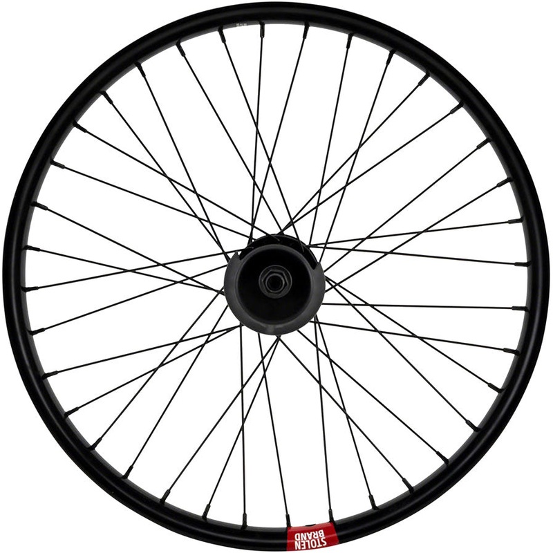 Stolen Rampage Pro Street Rear Wheel – 20″, 14 x 110mm, Brakeless, Freecoaster, Black, 9T LHD