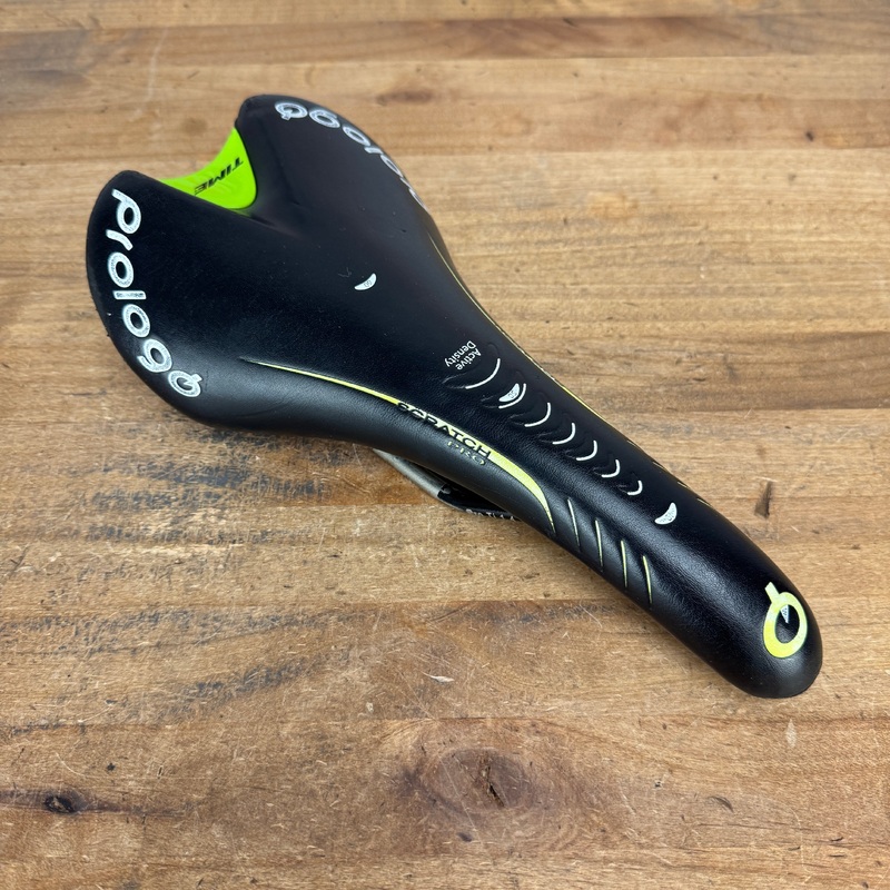 Prologo Scratch Pro 7x7mm Titanium Rails 135mm Bike Saddle 249g