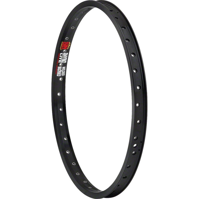 Sun Ringle Rhyno Lite XL Rim – 24″ Rim Black 36H Clincher Schraeder