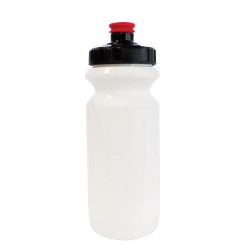 Uc Waterbottle,20 Oz,Wht White W/Black Cap & No Logo Water Bottle Ultracycle Hydration NA White