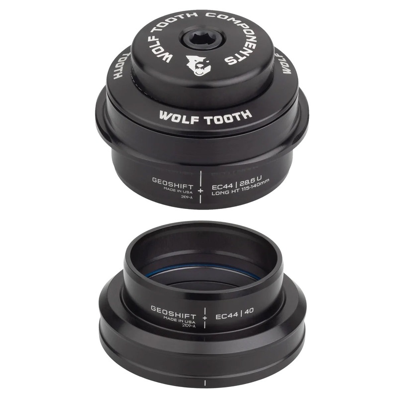 Wolf Tooth GeoShift Performance Angle Headset – 2 Deg Long EC44/EC44 Black