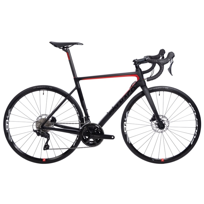 Colnago V3 Shimano R8020 Ultegra Di2 12 Speed Disc Brake Road Bike MKBR Black & Red 50s
