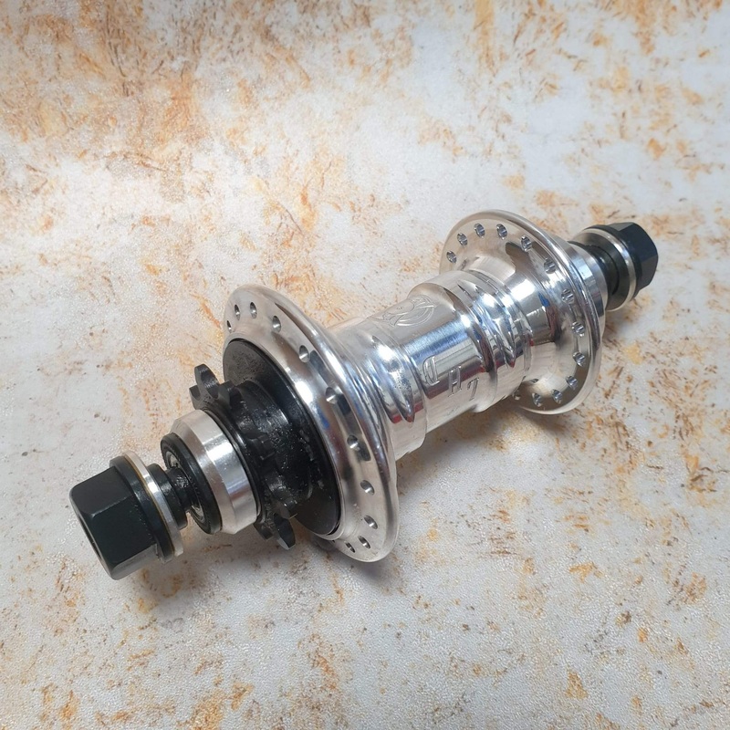 Profile Racing Mini Rear LHD Cassette Hub Polished Polished 9t 10mm Volcano