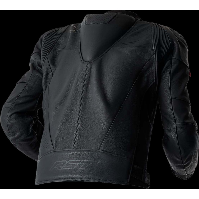 RST Tractech Evo 5 D3o Jacket Black Leather 3x Black 3X-Large