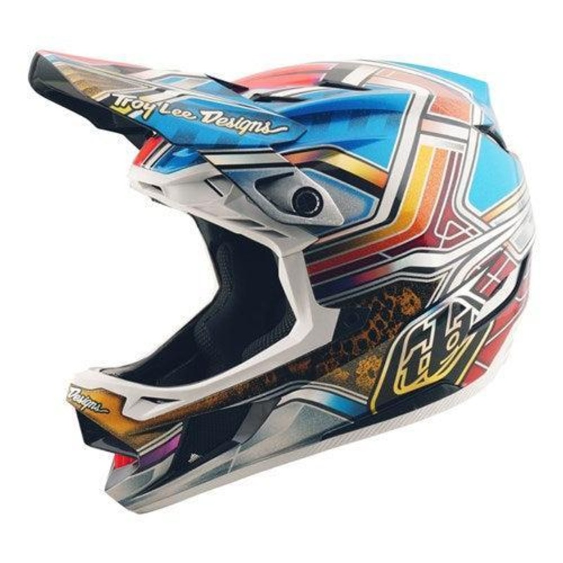 TLD 25.2 D4 CARBON HELMET MIPS LOWRIDER BLUE Lowerider Blue XS-S
