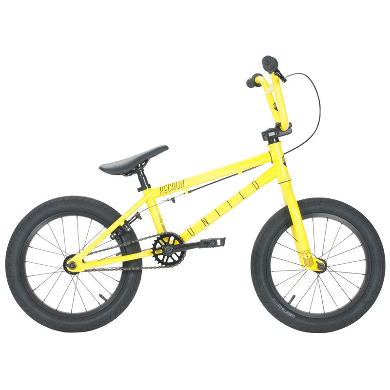 United Recruit 16″ Bike-Gloss Yellow