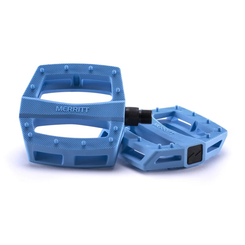 Merritt BMX P1 PC Platform Pedals – 9/16″ – Light Blue