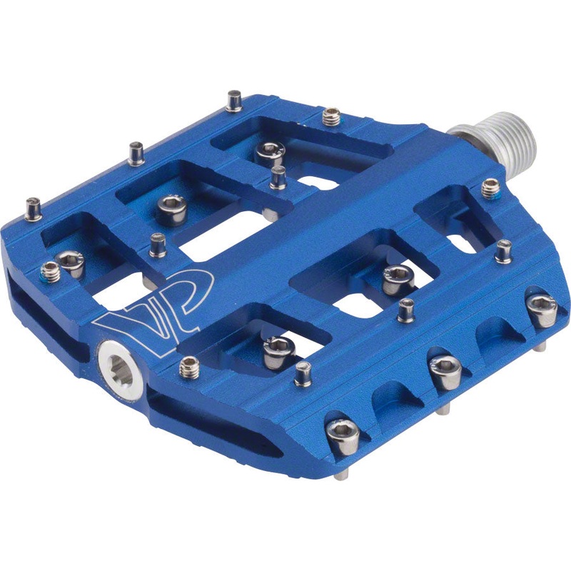 VP Components Vice Trail Pedals – Platform, Aluminum, 9/16″, Blue