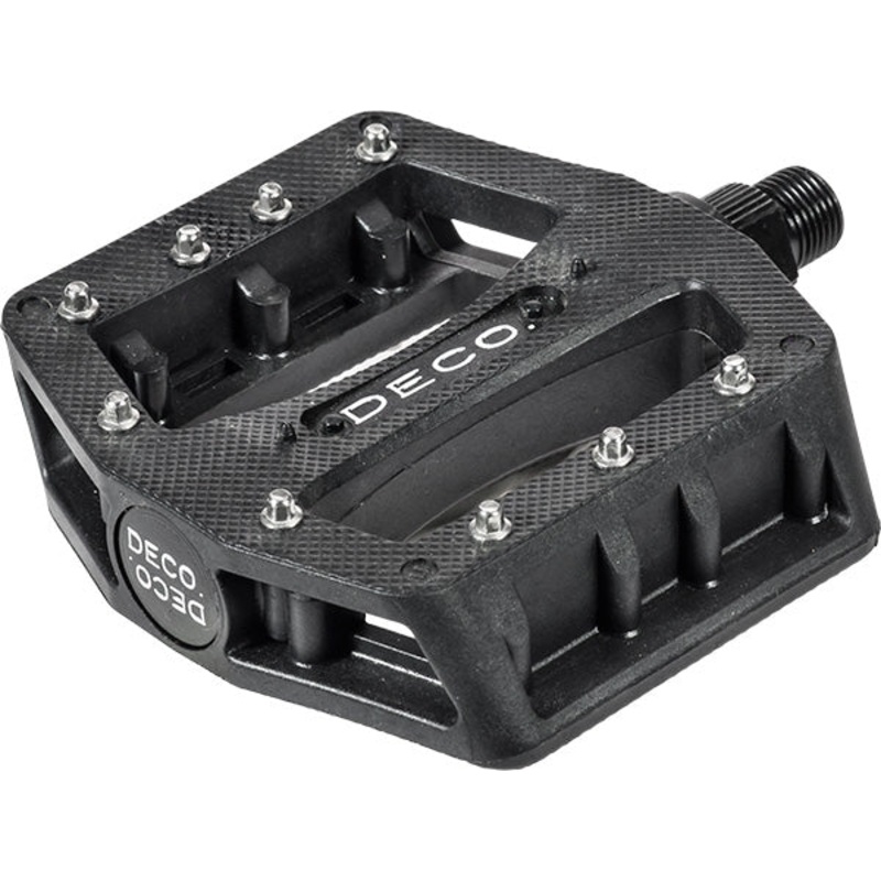 Deco PC Pedals w/Pins Black